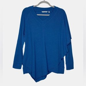 Soft Surroundings Madeline Cape Tunic
Asymmetrical Drapey Size PL